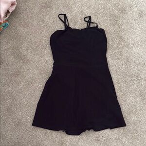 ALO Yoga Black Strappy Dress